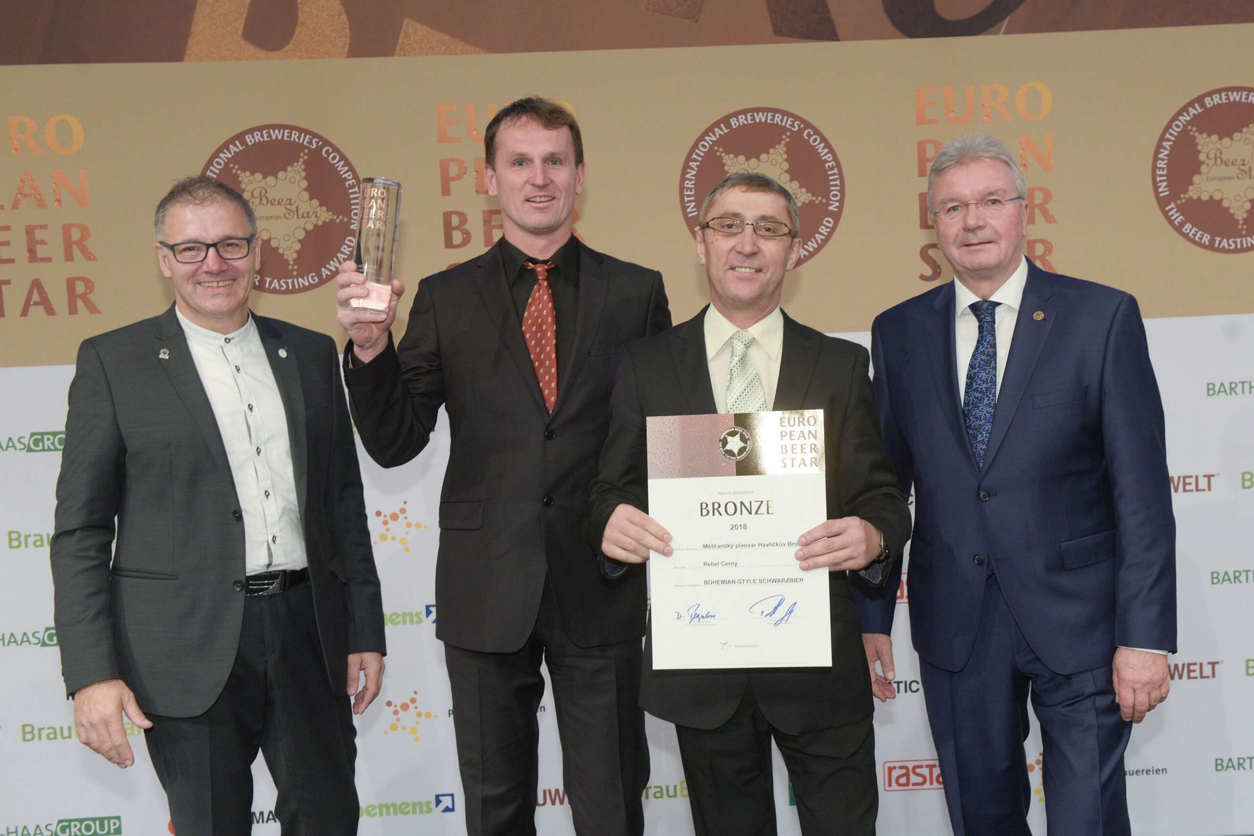 Čtyři medaile pro české pivovary EUROPEAN BEER STAR 2018