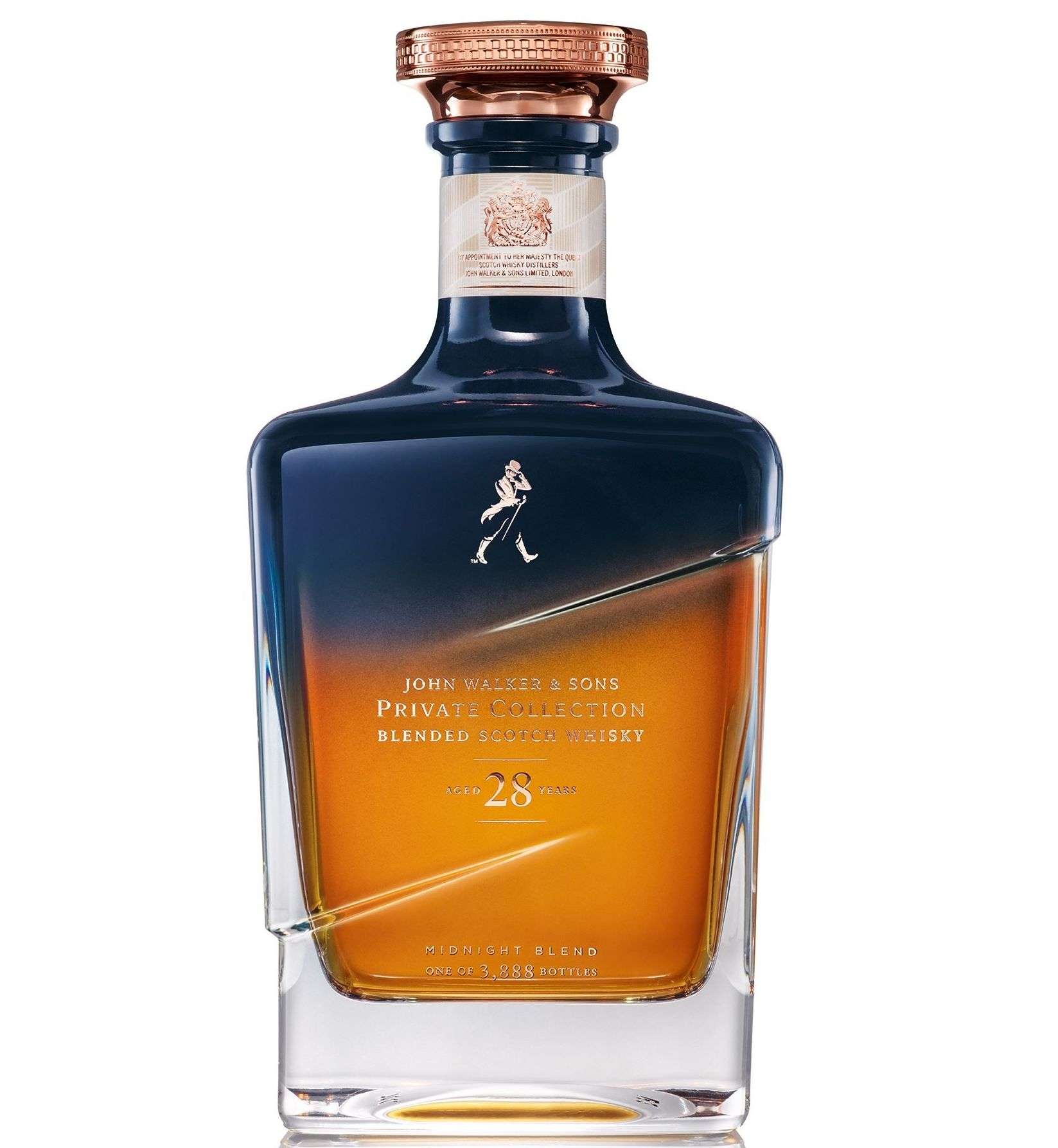 JOHNNIE WALKER: nejnovější edice 28leté Midnight Blend whisky Clipboard01