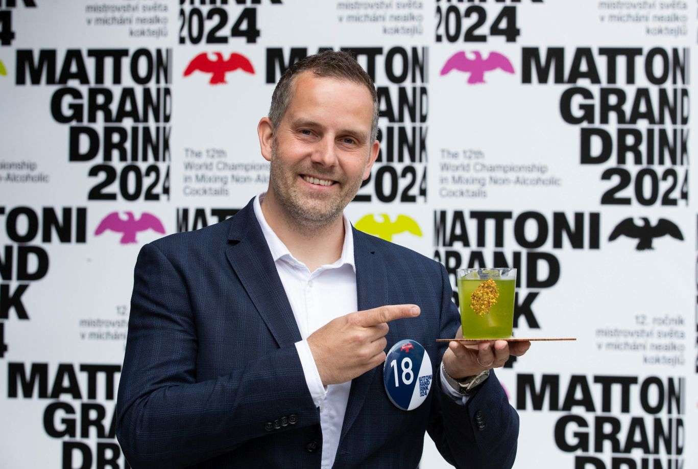 Nejlepší nealkoholický koktejl světa namíchal Martin Vogeltanz Martin Vogeltanz a Mattoni